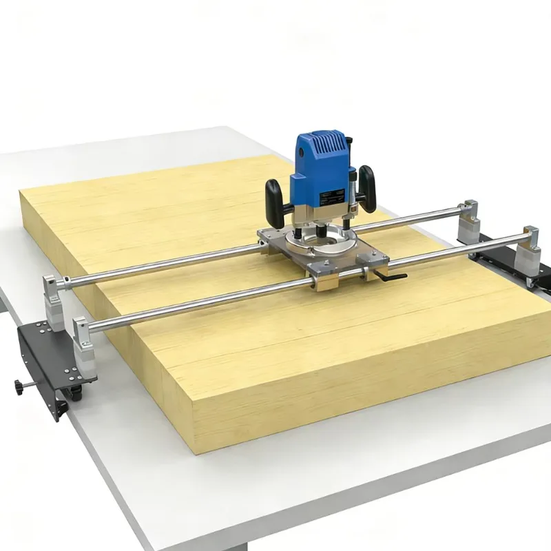 Height adjustable router slide kit, preset Z-axis, can easily handle different thickness of sheet, 48 inches