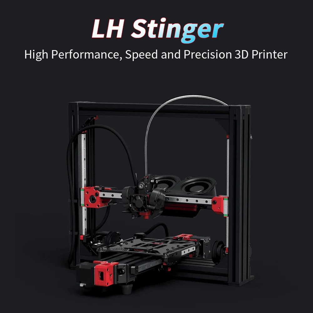 3D-принтер LH Stinger с модернизированным ЧПУ Sherpa mini Dragon Hotend, высокопроизводительный скоростной и точный 3D-принтер