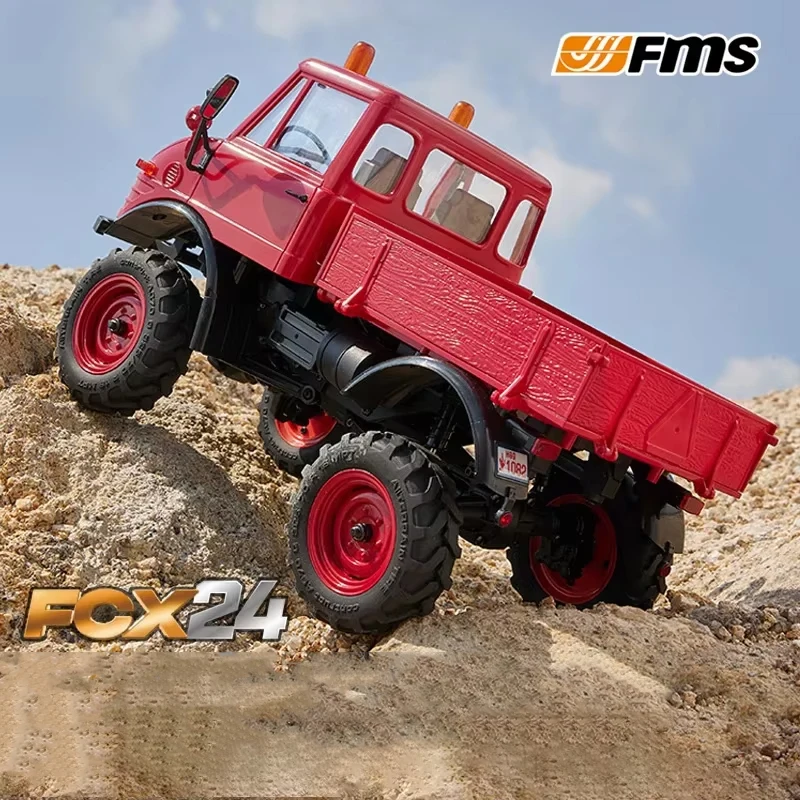 FMS 1/24 FCX24 ユニモグ ラジコン 四輪駆動 シミュレーション オフロード クライミングカー モデル RCカー おもちゃ RTRバージョン