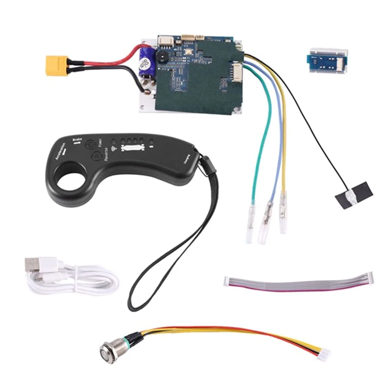 Voor Elektrisch Skateboard Single Drive Belt Motor Controller Set Longboard ESC Scooter Moederbord Met Afstandsbediening Reserveonderdelen