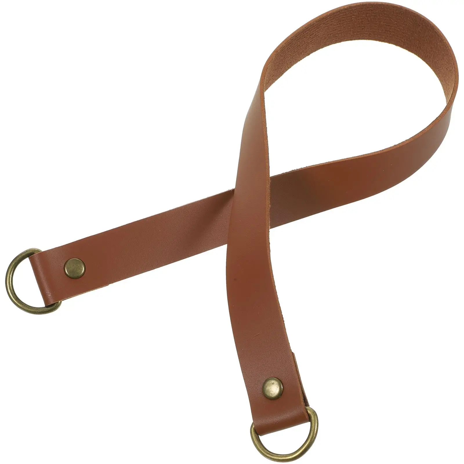 Vorhänge, Haken, Riemen (braun), Retro-Dekor, Pu-Raffhalter, Wohnaccessoires