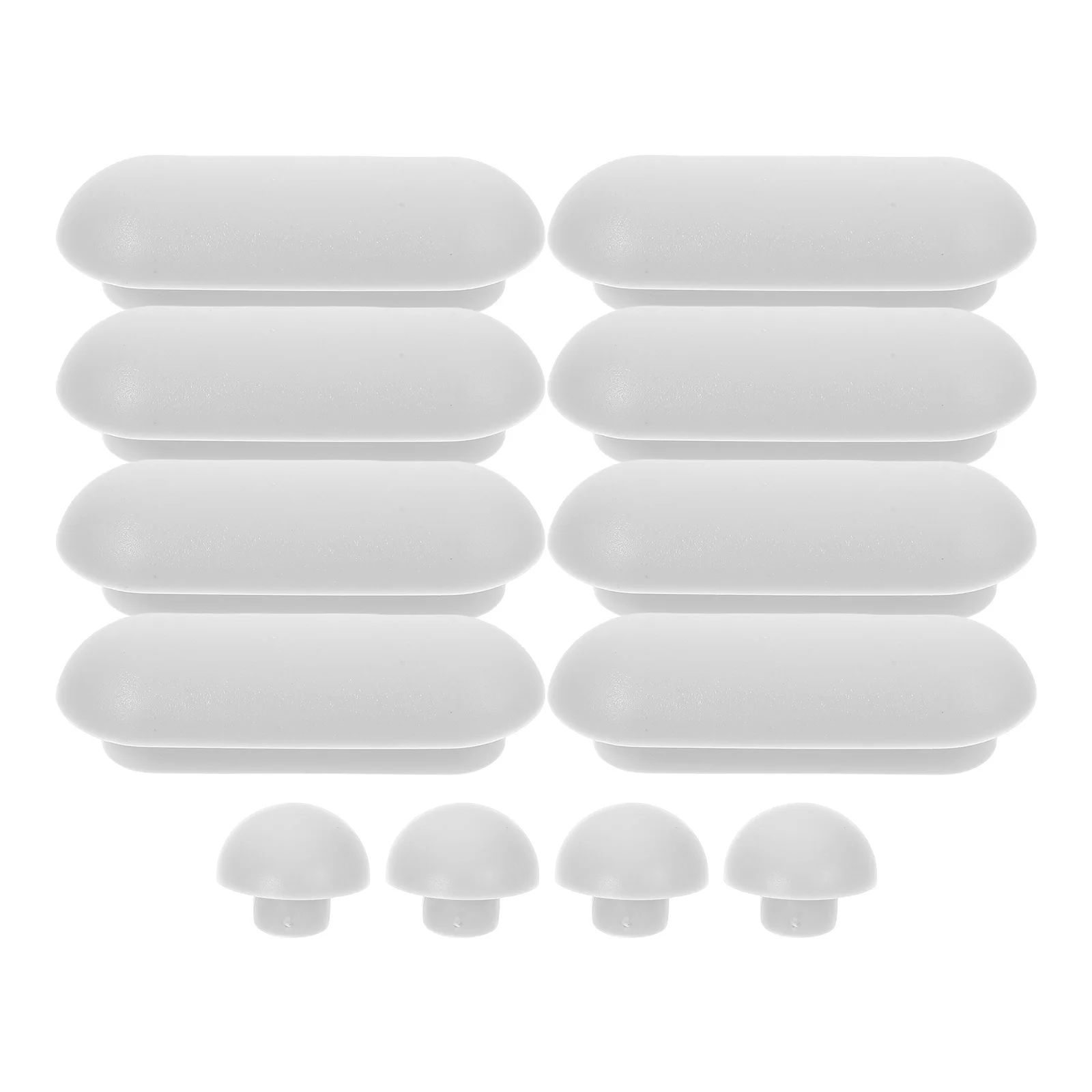 

12pcs Universal Toilet Bumper Set Rubber Pads Shock Absorption Antislip Easy Install Home Hotel Use Seat Lid Protector Spacer