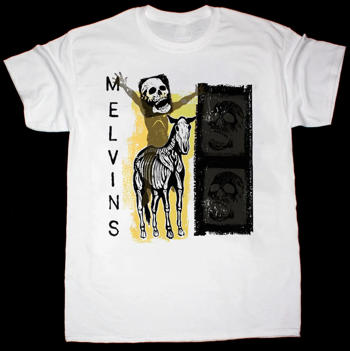 Rare Melvins Band Gift For Fan Cotton White S-2345XL Unisex T-shirt TMB980