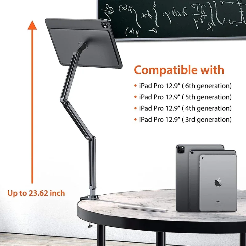 ipad tablet cantilever magnetic suction bracket desktop lift lazy drama shooting online class painting support stand