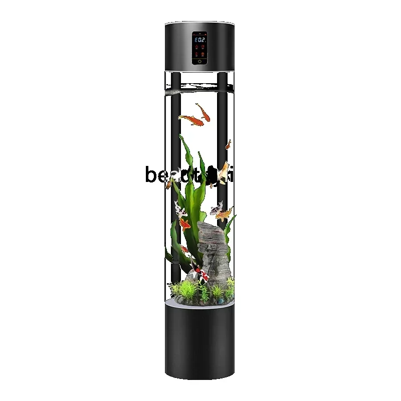 

Change Water Smart Remote Control Wireless Mute Aerating Acrylic Aquarium Loop Floor Lazy Fish Tank