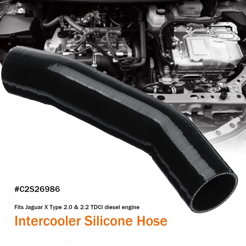 Silicone Turbo Intercooler Boost Hose Pipe Excellent Durable Rubber Process For Jaguar X Type 2.0 And 2.2 TDCI Engine