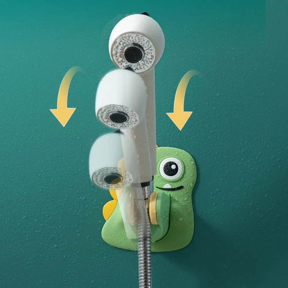 

Настенный держатель насадки для душа, регулируемый, без перфорации, монтажные кронштейны для душа, фиксирующая основа для спринклера с мультяшными животными