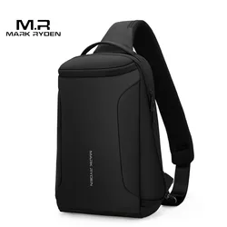 Large Capacity Shoulder Bag New Business and Casual Water Splashing Prevention Crossbody Bag Multi functional Men's Chest Bag