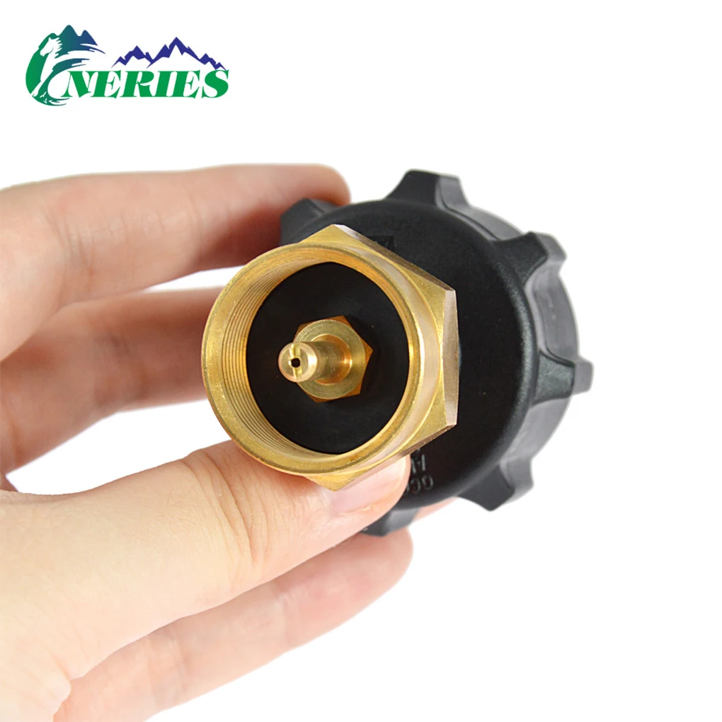 NERIES Propane Adapter Compact Corrosion-resistant Self-contained Regulating Valve Durability Propane Tank Adapter