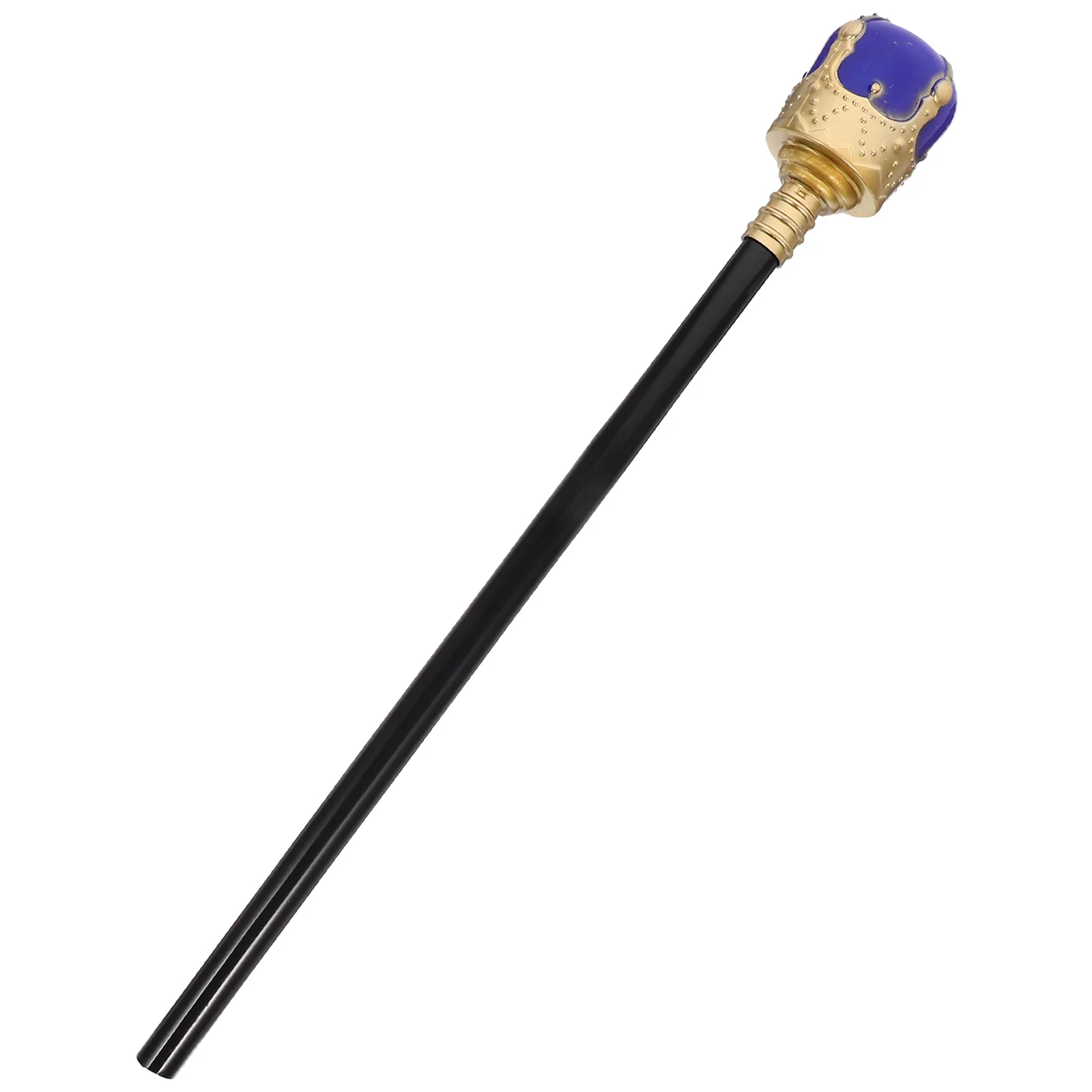 King Scepter Prop Plastic Decorative Cane For Halloween Cosplay Costume Accessory Role Playing Dress Up Party Decor