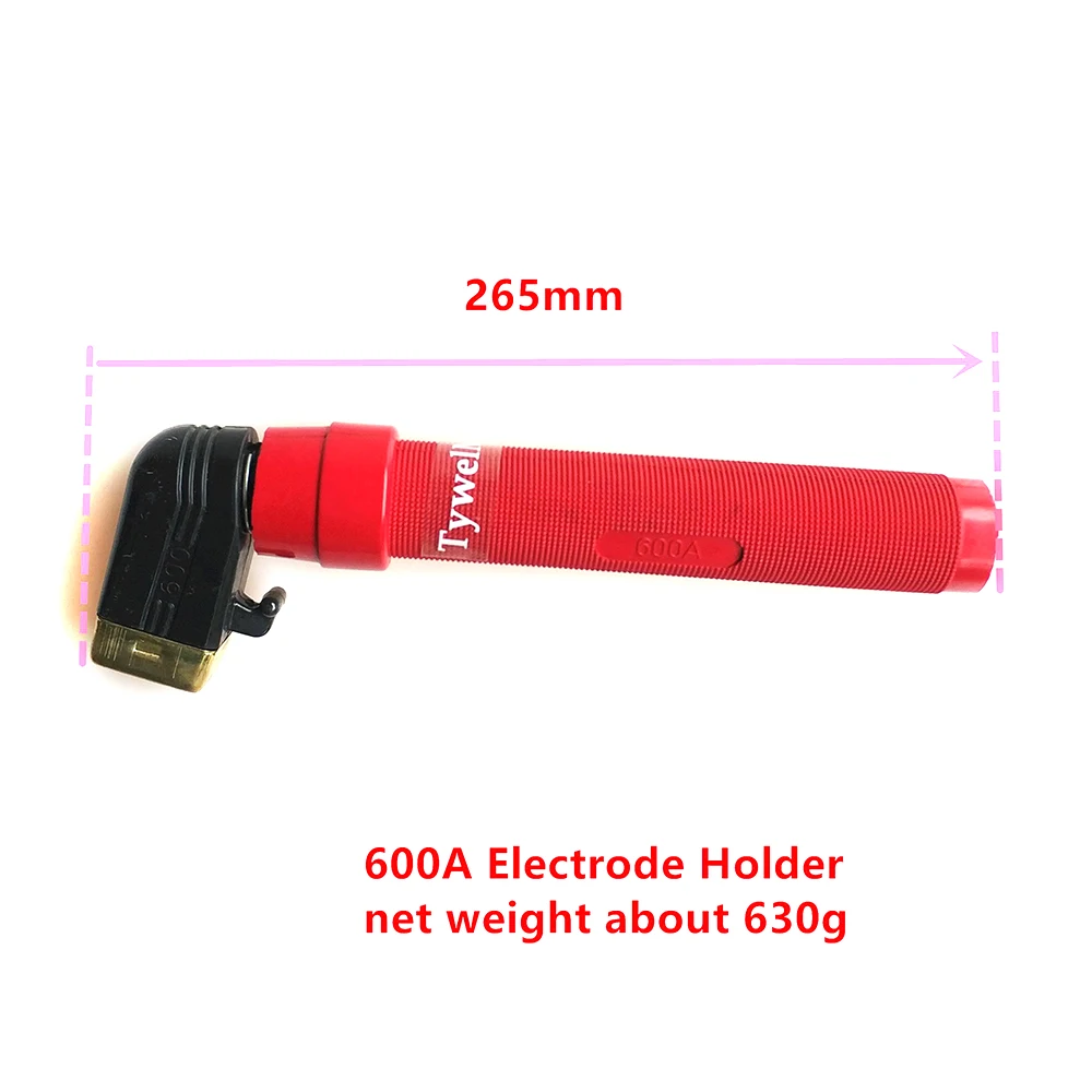 Professional 600A Twist Electrode Holder Welding Clamp Copper Body EN 60974-11 for Industrial MMA Stick Welding Machine