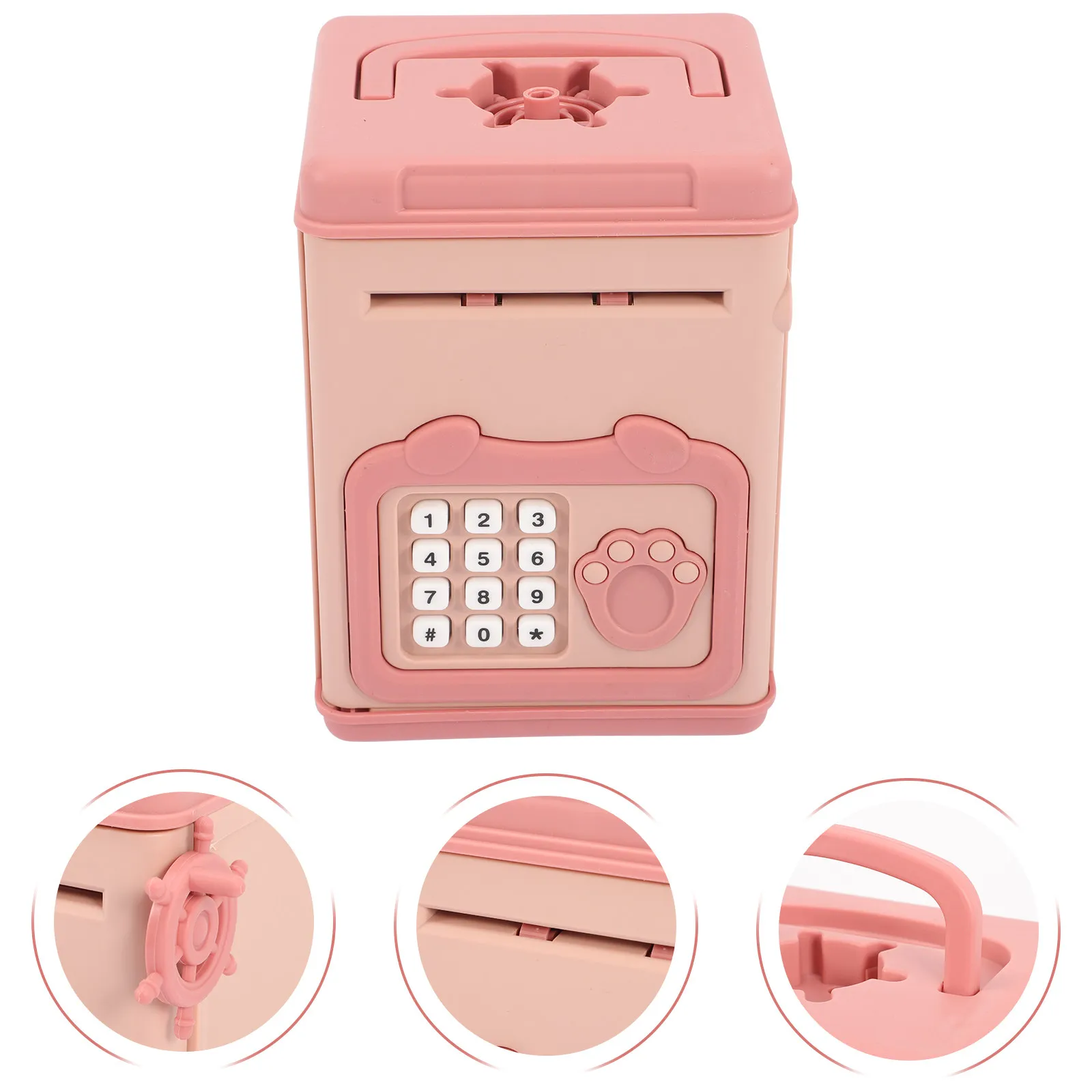 

Копилка с имитацией отпечатка пальца, портативная, прочная, для хранения монет, подарок для детей, мальчиков, девочек, малышей, для дома