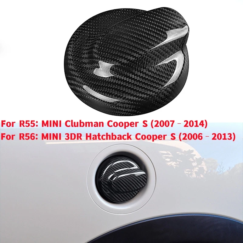Brand New Plastic Style Black Fuel Tank Cover For MINI Cooper S JCW R55 R56 R58 R59 2.0T Car-Styling Decoration Accessories