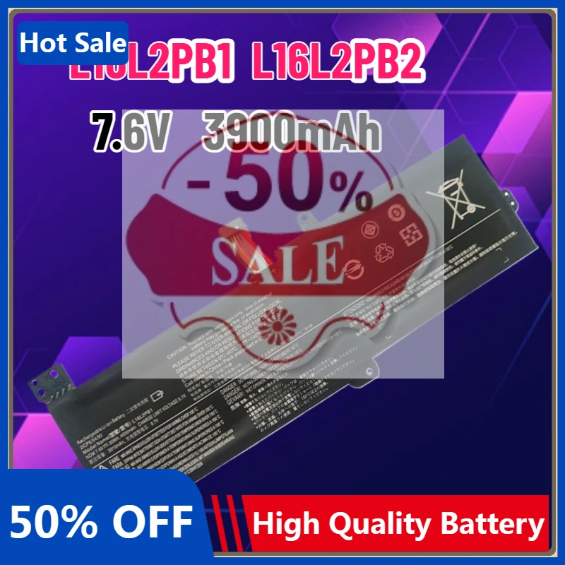 

New 7.6V 35Wh L16L2PB1/PB2 Laptop Battery Compatible With Lenovo IdeaPad 320-14AST 320-14IAP 320-14IKB 14ISK 15ABR 15IAP 15IKB