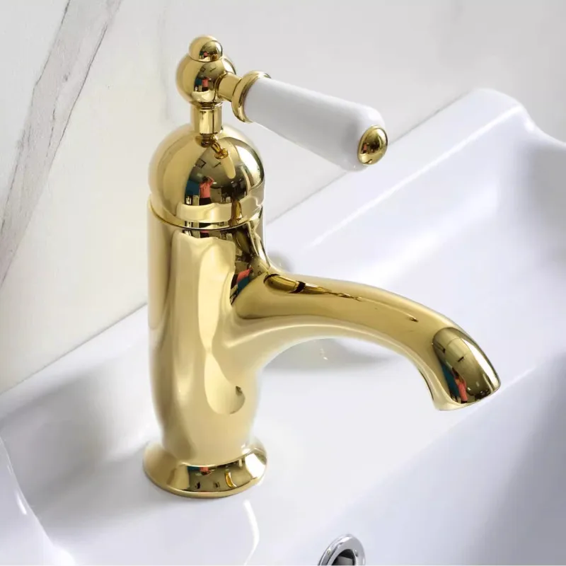 

Basin Faucet Bathroom Single Lever Sink Faucet Crane Brass Hot Cold Chrome Sink Faucet Top High Quality Classical Style