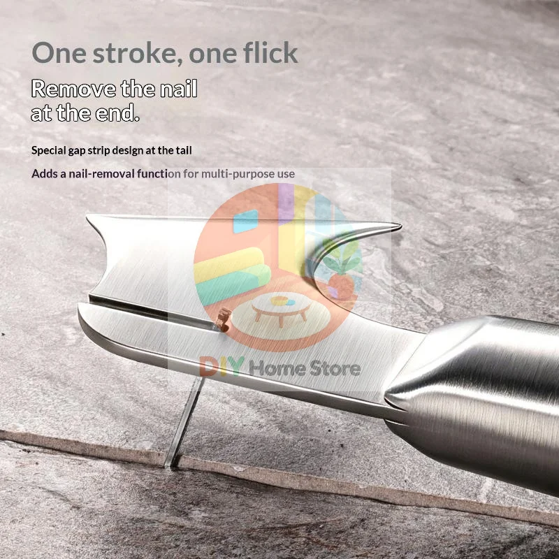Professional Tile Gap Repair Hook Knife Stainless Steel Ceramic Tile Gap Cleaner Scraper Floor Nail Pullers Motorcycle Hand Too