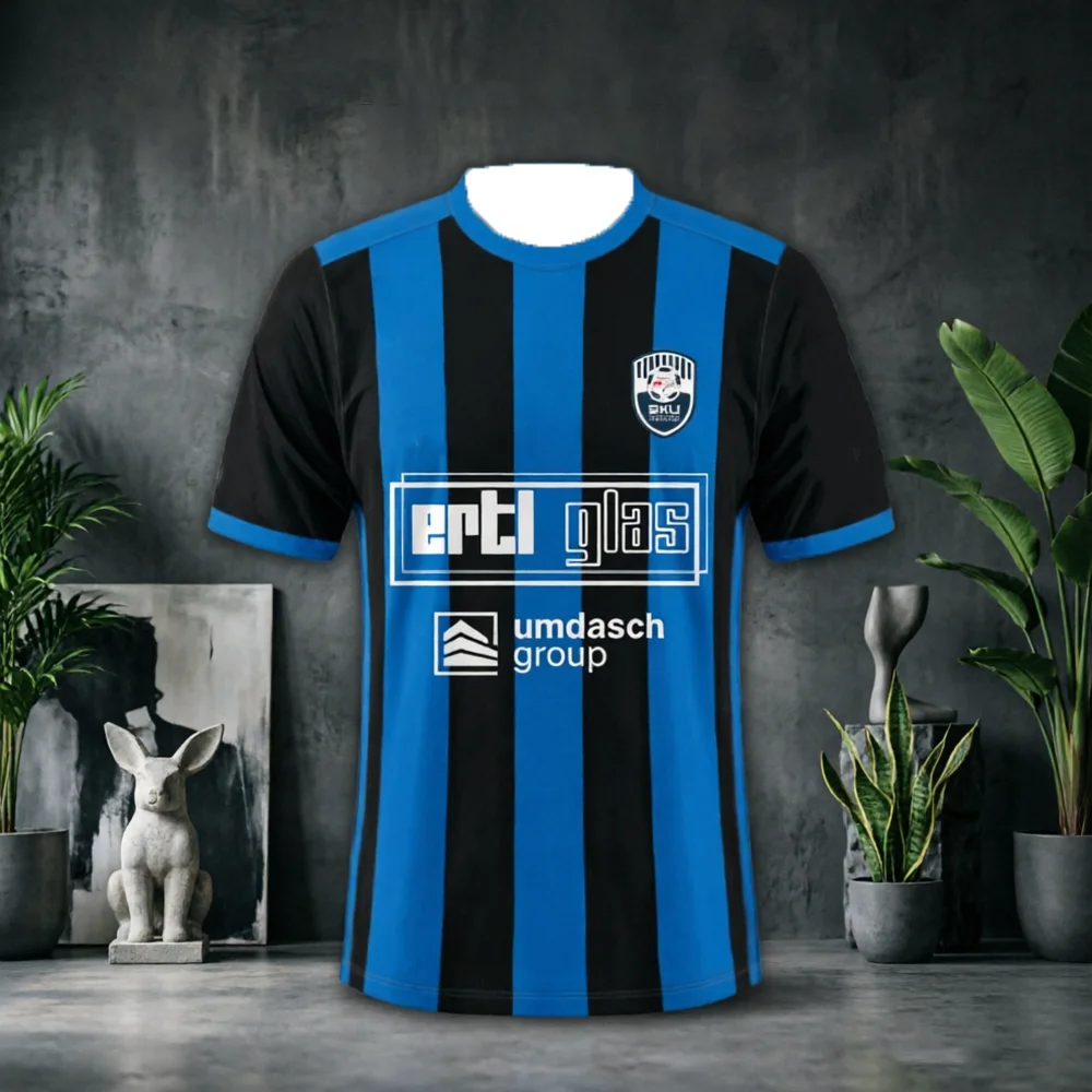 Unisex Summer Austrian SKU Amstetten Football Jersey Casual Sport Breathable Quick-Drying Cycling Top for Fans Active Wear