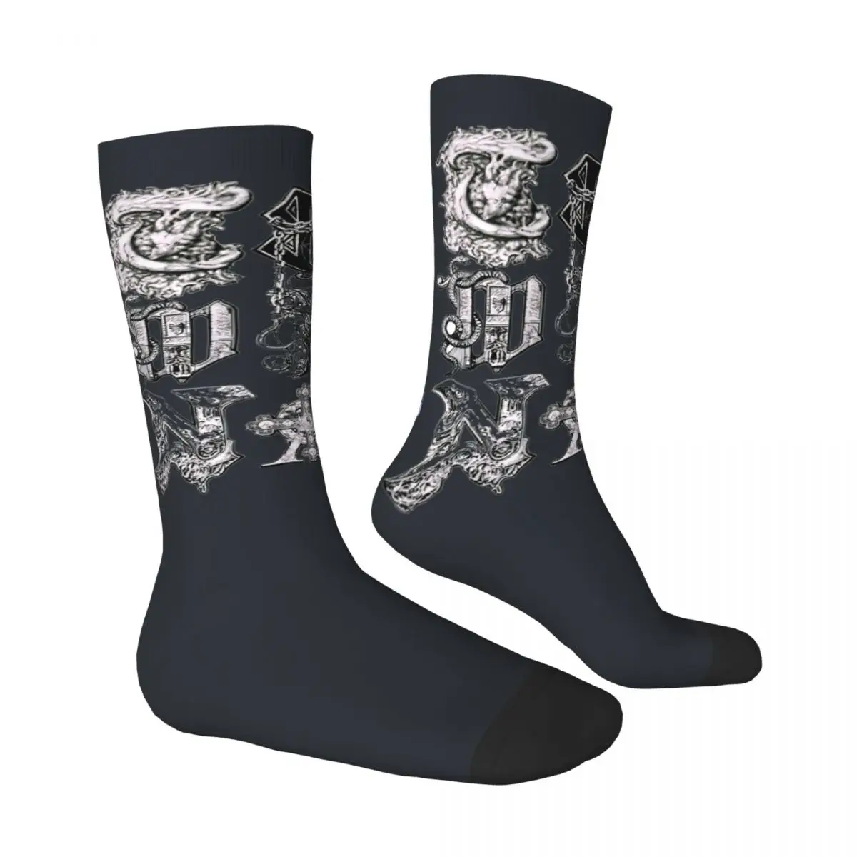 Fear And Hunger Socks Spring Termina Logo Stockings Trendy Adults Men Quality Socks Graphic Outdoor Non Slip Socks