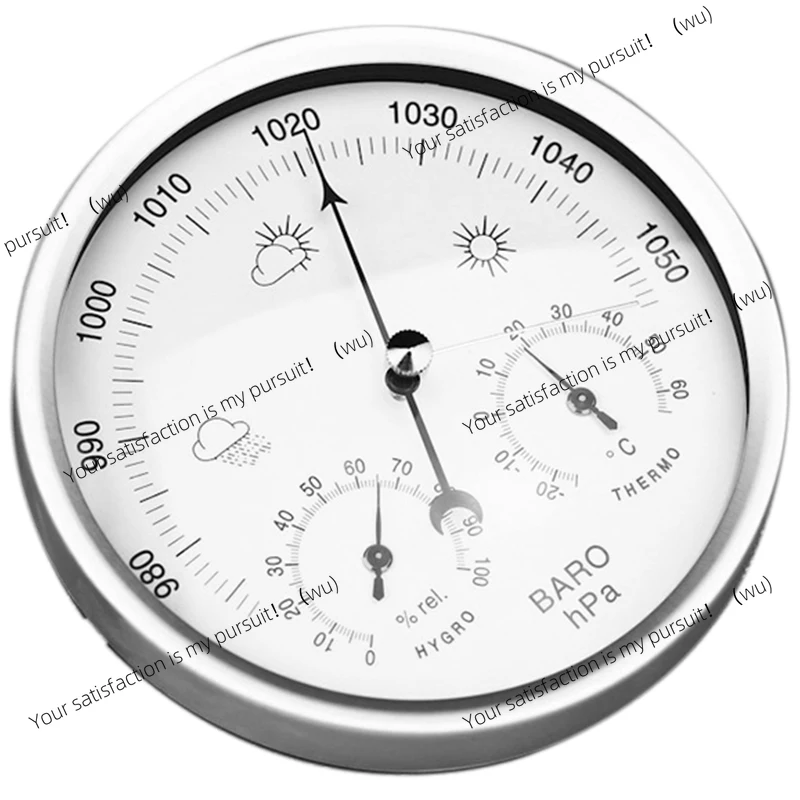 

Digital Indoor Hygrometer Portable 3 In 1 Wall Hanging Weather Thermometer Barometer Hygrometer Home Decor 132MM Use For Differe