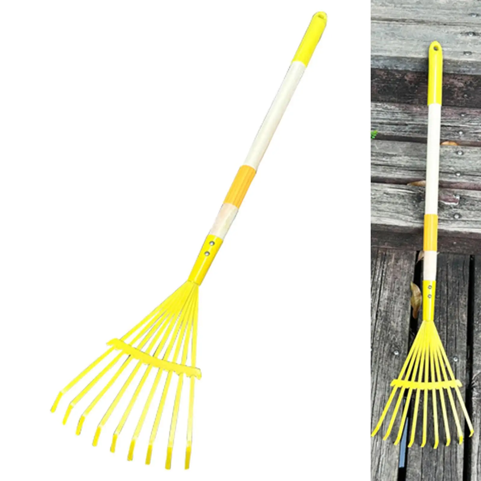 

Leaf Rake for Kids Practical 76cm Portable Compact for Leaves for Boys Girls