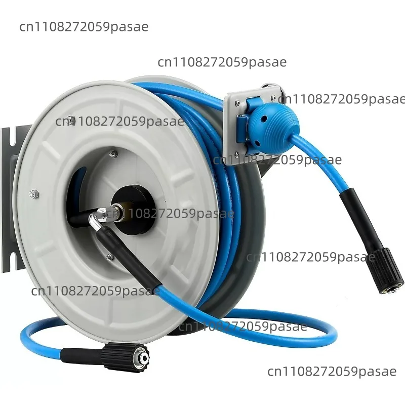 Automatic Retractable Hose Reel, Spring-Loaded Lubricant Reel, High-Pressure Water Flushing Hose Reel