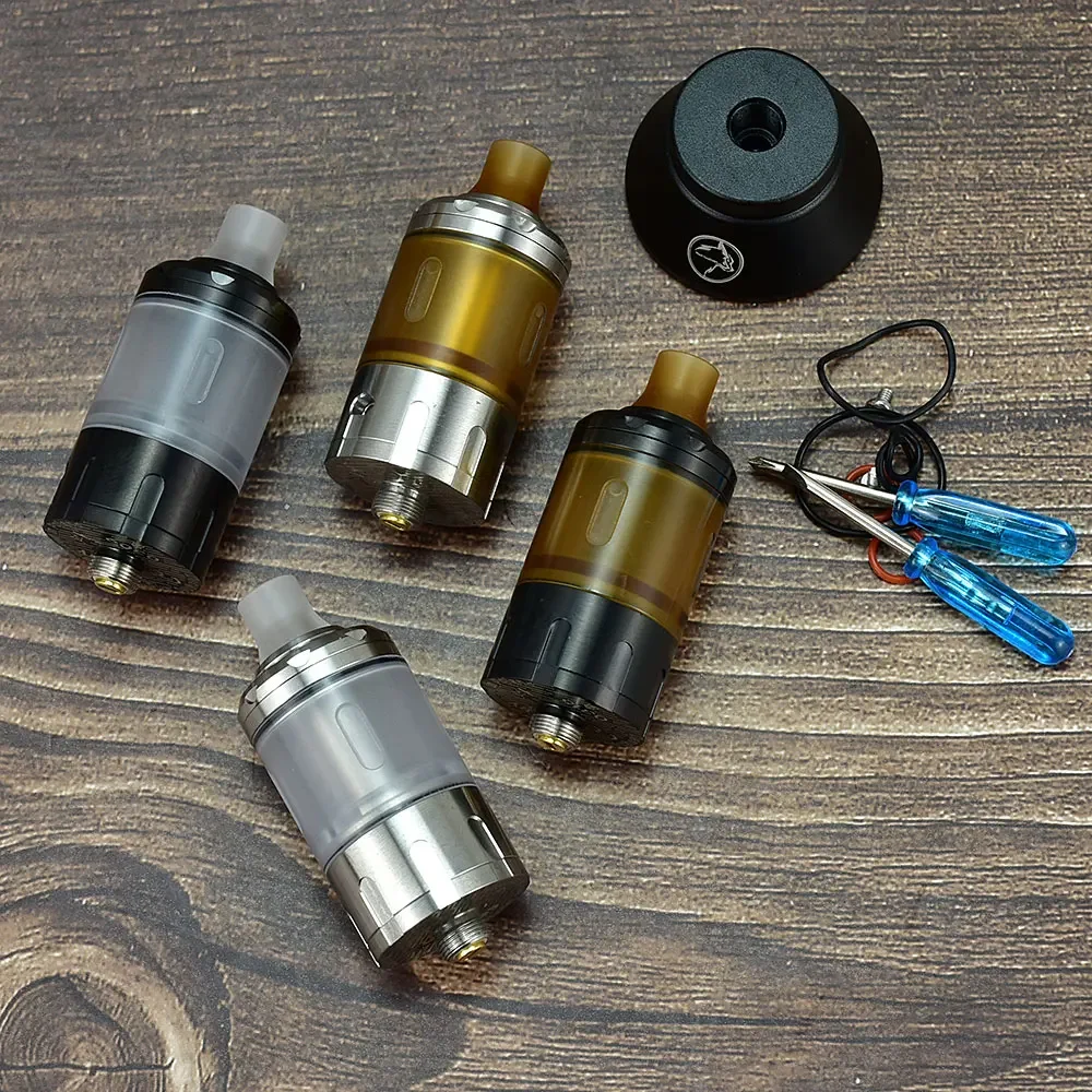 Wolfcoolvape Hussar Gobby MTL RTA - قطر 22 مم، سعة 4.5 مل، خزان قابل لإعادة البناء، رذاذ 316SS