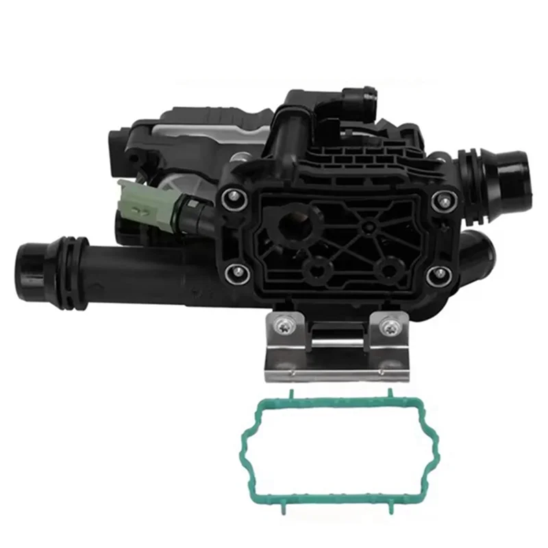 

AU28-Car Engine Water Chamber Thermostat Housing 9803549480 9850364680 For 208 308 5008 Citroen 1.6 Bluehdi 8V