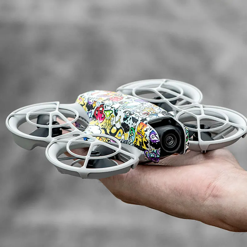 STARTRC-Ensemble d'autocollants décoratifs pour DJI Neo Drone, autocollant de décoration, peau de décalcomanie cool, film de protection anti-rayures, accessoires