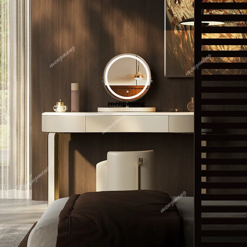 

Simple marble dresser large apartment high-end modern simple master bedroom, light luxury dressing table