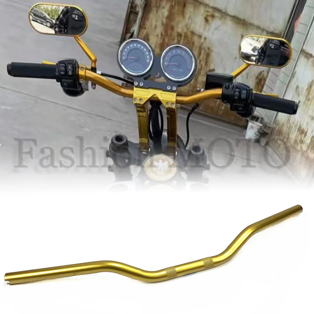 

Motorcycle 1 inch modified golden DS handlebars 25.4mm for Harley Dyna Street Bob Low Rider S Sporter XL883N/XL1200N-X48