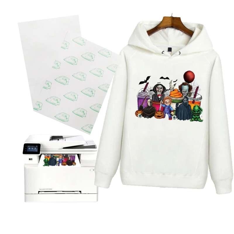 A4 Premium Laser Heat Transfer Paper for Light Fabrics Self Weeding Forever Laser Transfer Paper for T-Shirts