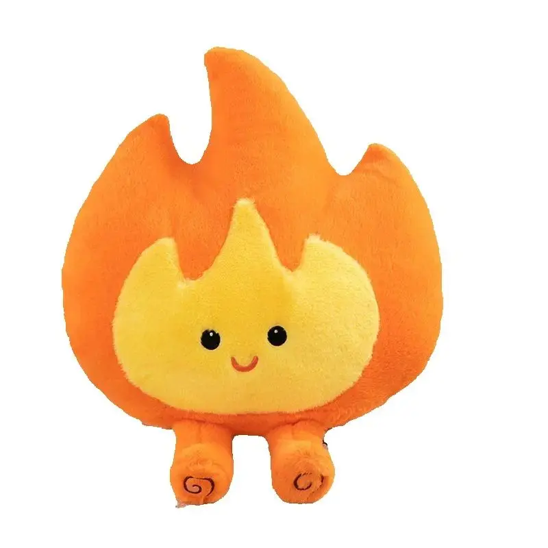 

45CM Cute Little Flame Plush Toy for Winter Warmth Living Room Sofa Decoration Flame Doll a Festival and Birthday Gift