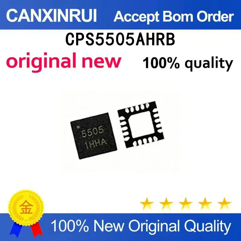 

(5-100 PCS) Brand new original CPS5505AHRB silk screen 5505 package QFN20 spot chip IC