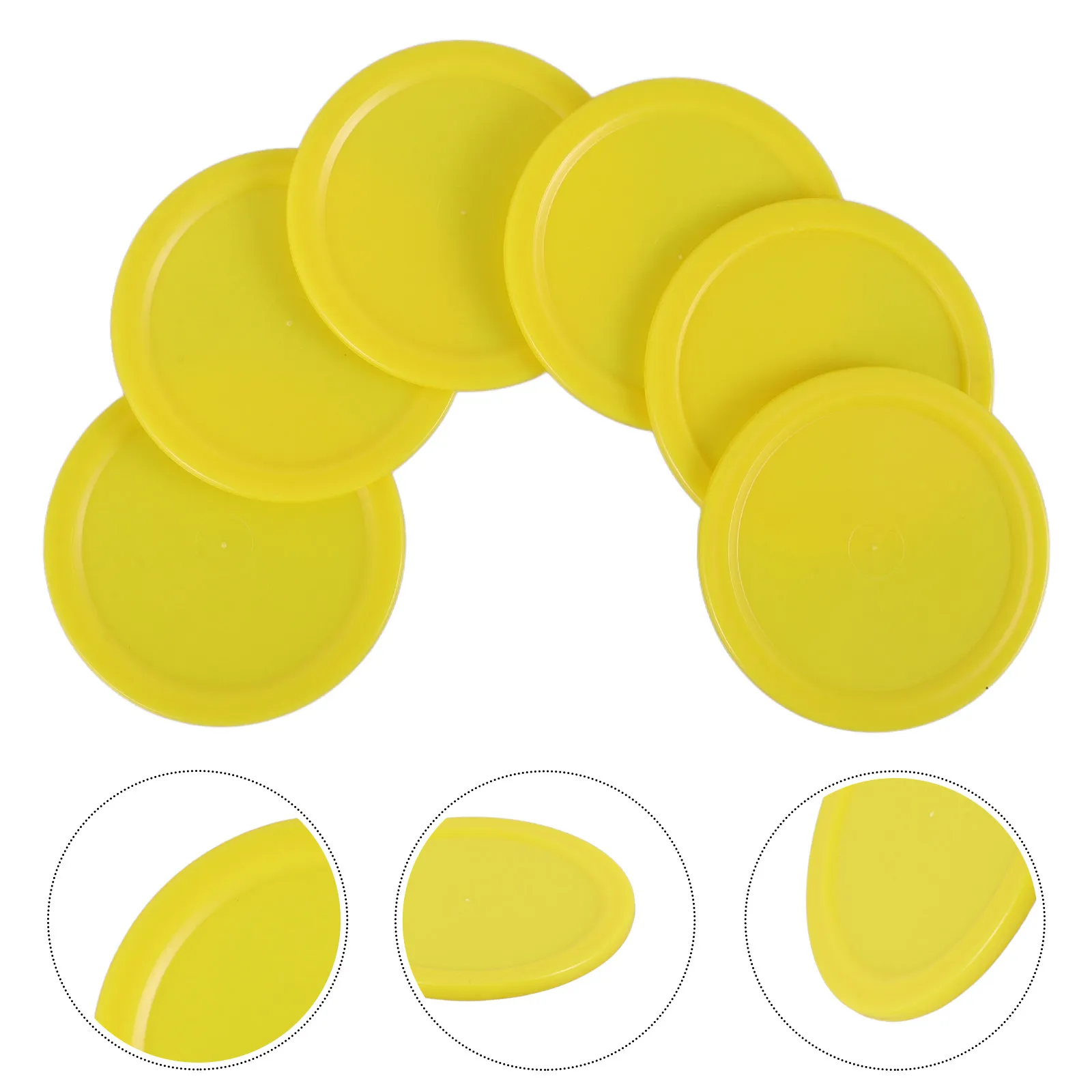 

10 шт. настольных хоккейных шайб из твердого пластика, сменные элементы для настольного хоккея, для игровых комнат, баров, бильярдного оборудования