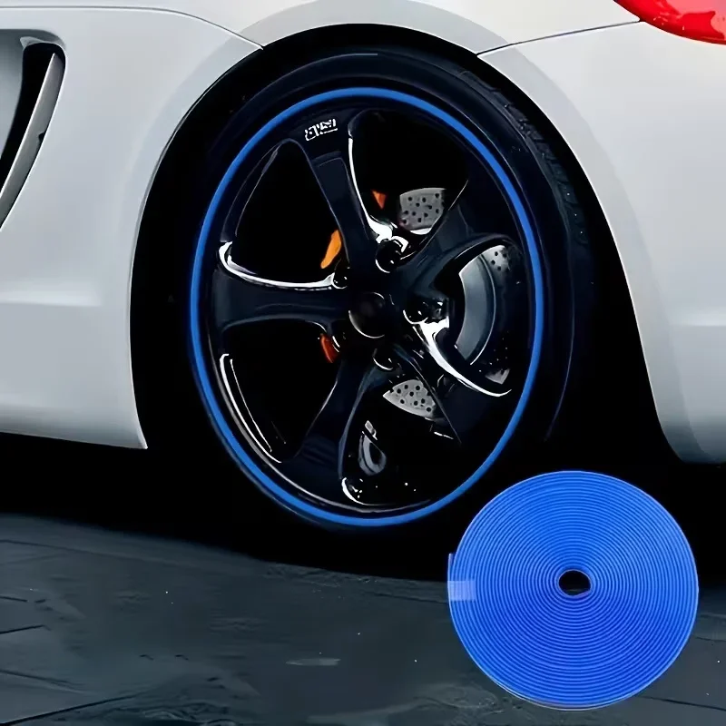 Wheel Decorative Belt Tire Safety Anti-Collision Ring Rim Guard Line Strip Protection Strip  car Accessories
