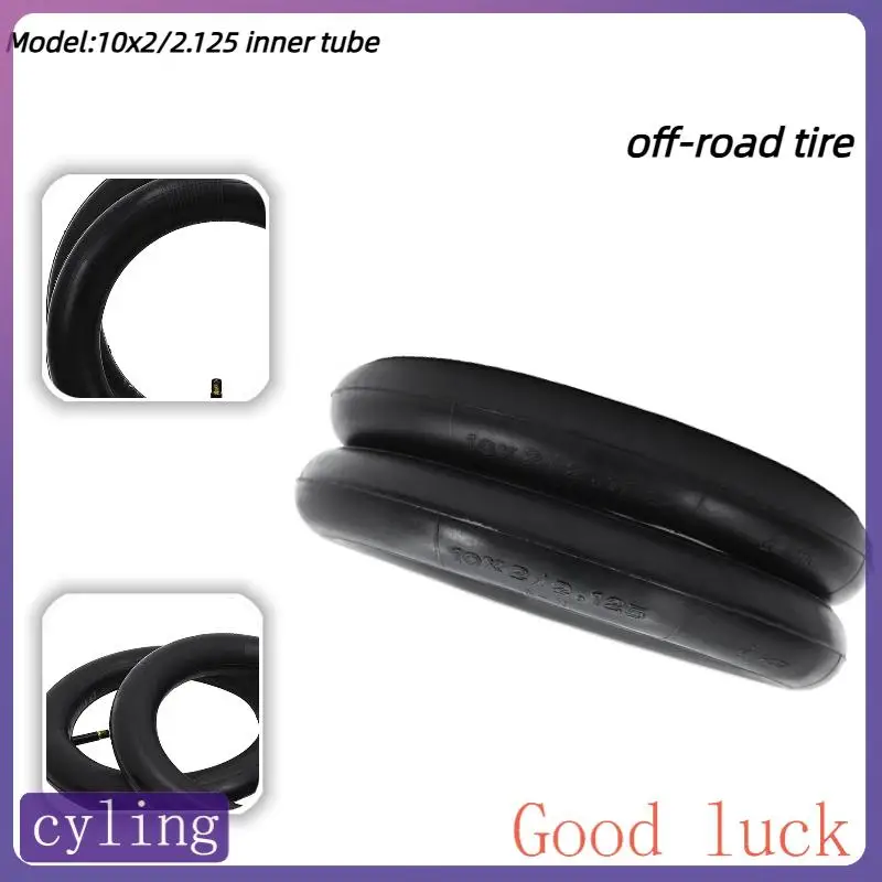 

10-дюймовая бутилкаучуковая камера 10x2.125 для многих газовых и электрических скутеров, электровелосипедов, складных велосипедов, внутренняя шина