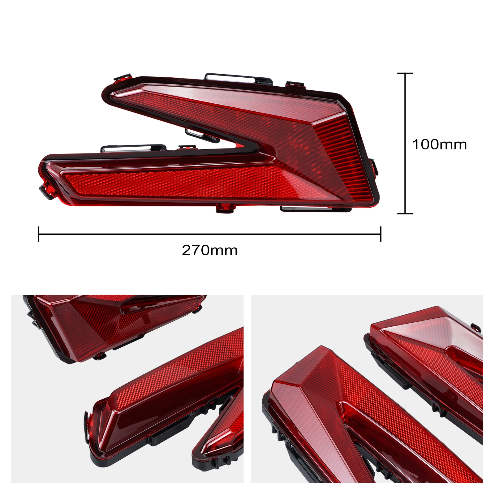 UTV X3 LED Brake Tail Lights For Can Am Maverick X3 4x4 Turbo DPS 2017-2021 Max R 4x4 XRS DS UTV Accessories