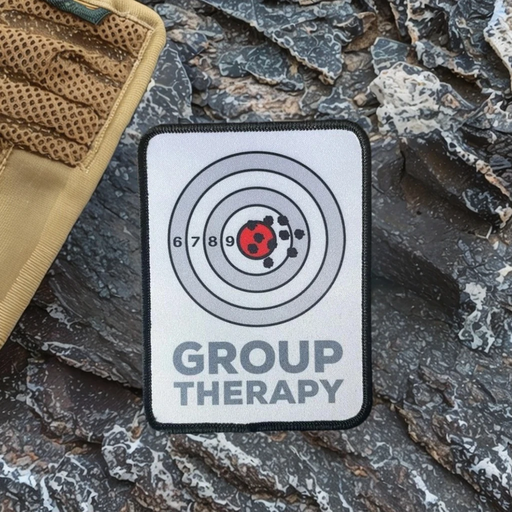 

Glock Shooting Tactical Patches Embroidery Hook&Loop Patch Military Group Therapy Morale Badge Combat Applique Backpack Stickers