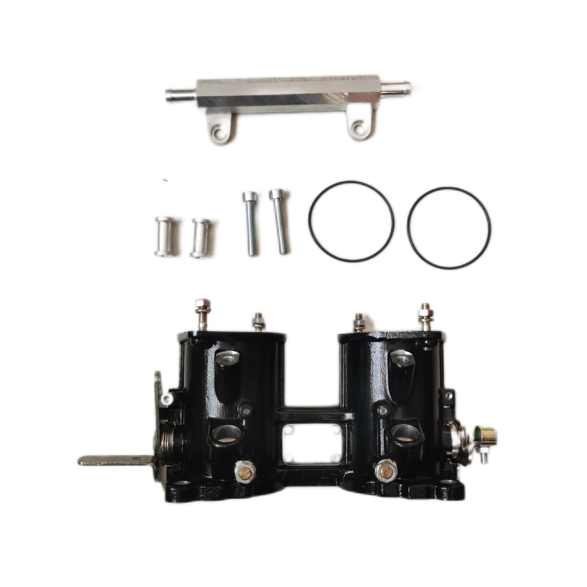 FAJS NO T1-1B INTEGRAL TYPE 40IDF THROTTLE BODY for PORSCHE  Carburetor  to Electronic Fuel Injection  Black