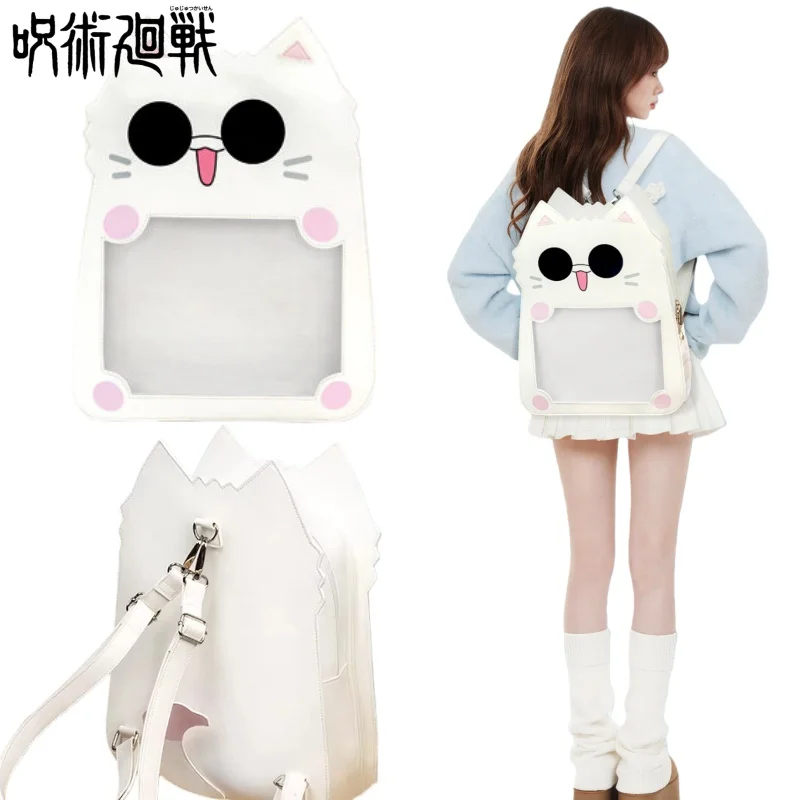 

New Jujutsu Kaisen Backpack Cartoon Gojo Satoru Itabag Anime Merchandise Holiday Gift Large Capacity Display and Storage