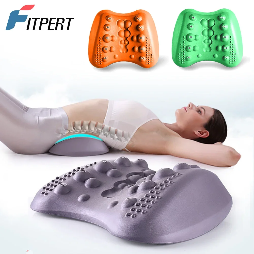 

Lumbar Support Pillow for Lower Back Pain Relief,Lower Back Stretcher Massager for Chronic Lumbar Pain Relief and Herniated Disc