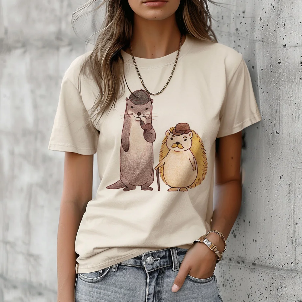 Otters Tee women funny manga tshirt girl graphic harajuku funny clothing