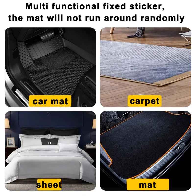 5-30 คู่ Universal Anti-SLIP แผ่นยึด Self กาวตะขอและ LOOP Grips ไนลอนยึดสติกเกอร์สําหรับรถ Pad Retainer