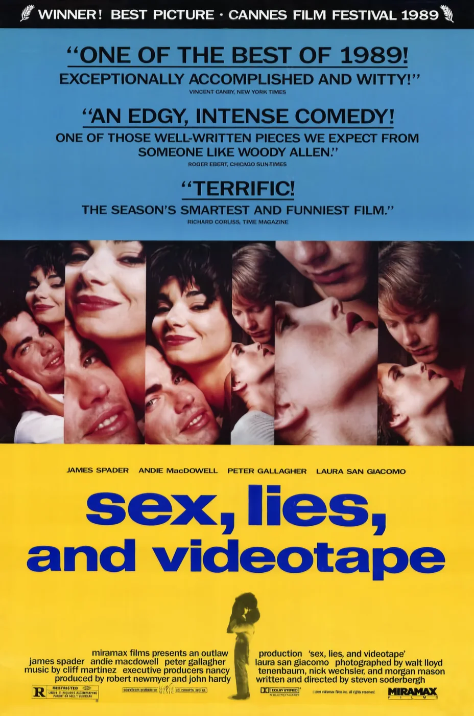 Hot Rare Movie Sex, Lies, and Videotape (1989) Art SILK POSTER Wall Art Home Decorative painting