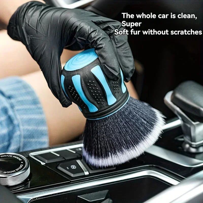 1pcs Car Detail Brush, Multifunctional Air Conditioning Cleaning, Air Vents, Interior Details Brush, Gap Brush