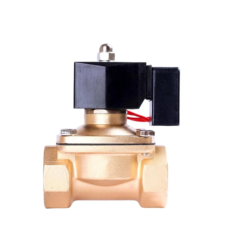 Brass Non-Hot Normally Closed Solenoid Valve 3/8