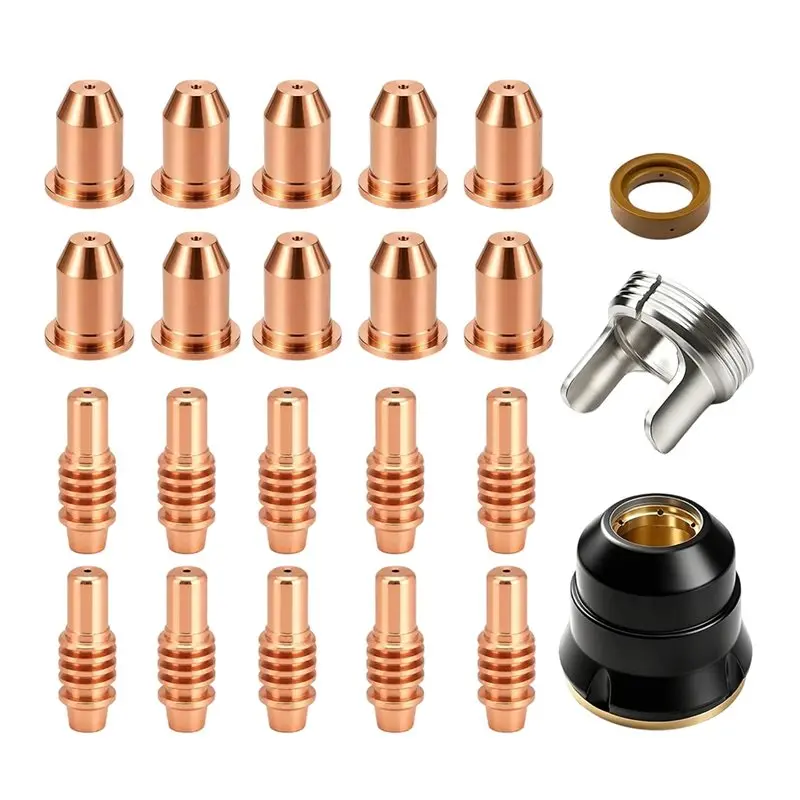 m11k-for-harbor-freight-for-59182-59164-65a-electrode-nozzles-23pack-for-titanium-plasma65-ti-pc65-torch