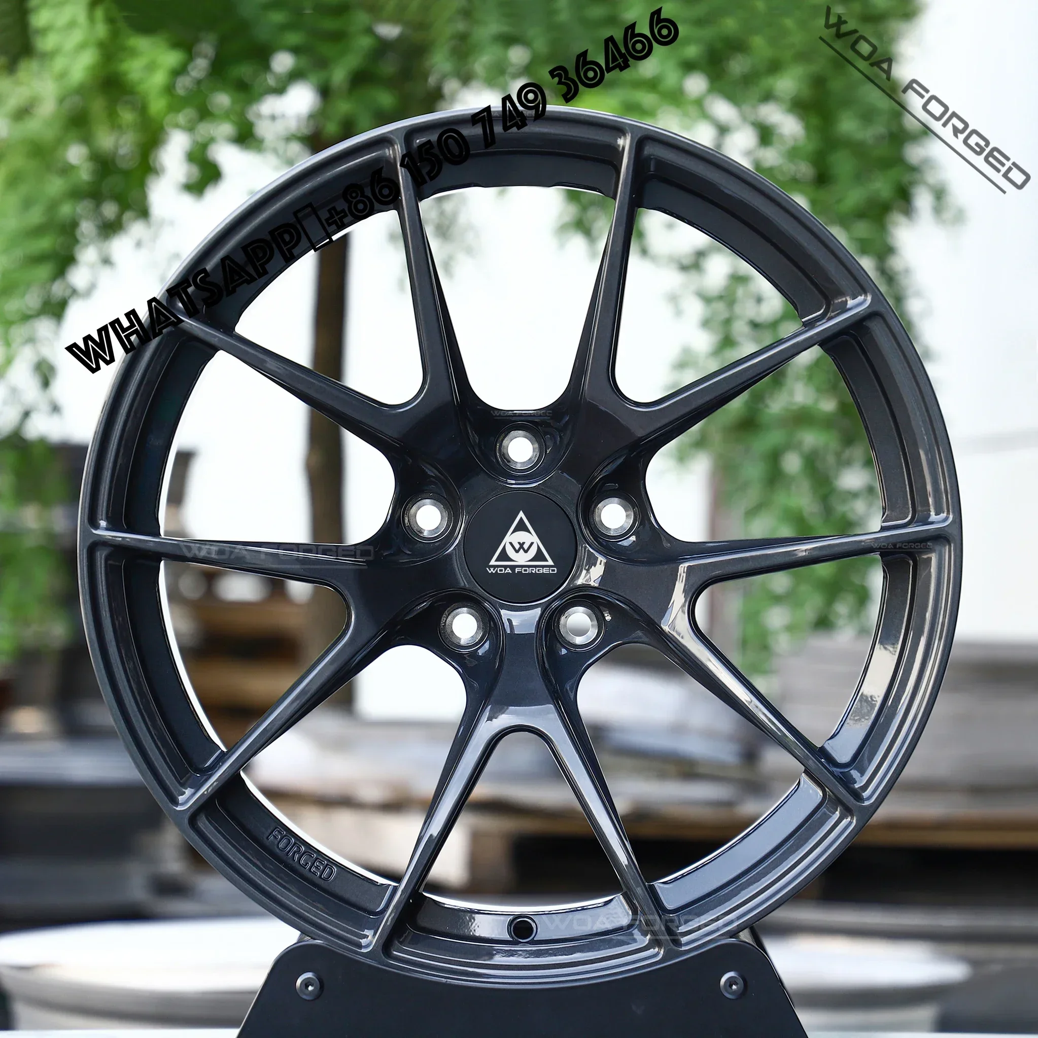 6061-T6 New Chrome Brushed Forged Concave Deep Dish Car Wheels VS5RS for AUDI Tesla Rim Spoke Wire 5x114.3/5x130/5x120 4