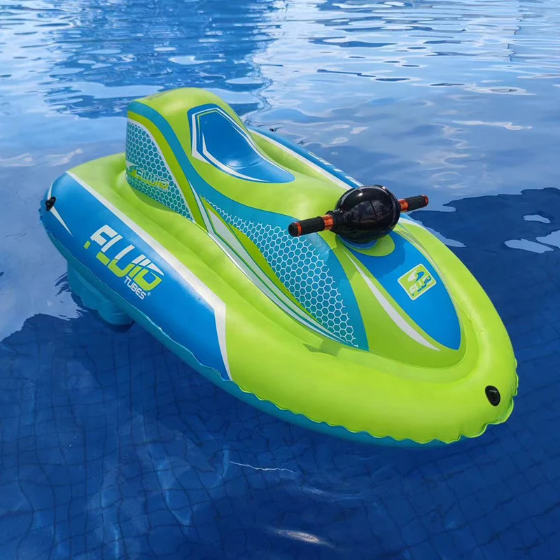 Opblaasbaar Voor Kinderen Kinderen Seascooters Waterjet Boot Opblaasbare Ride-On Speelgoed