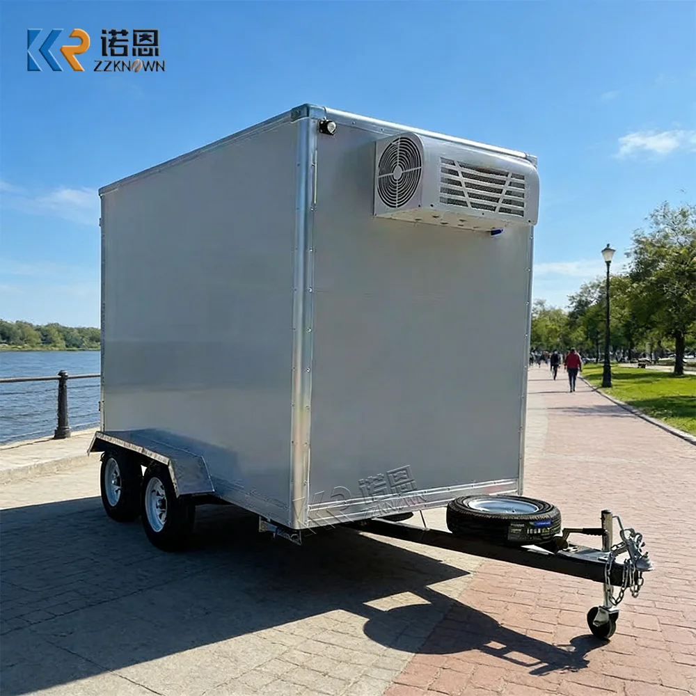 Advanced Refrigerated Truck Smart Reefer Truck Controlled Cold Chain Freezer Transport Trailer With Cooling System